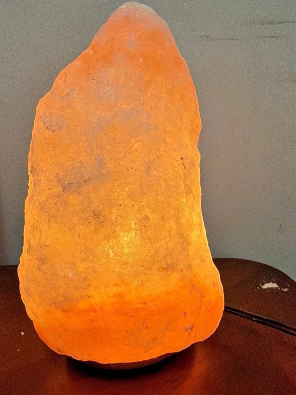 Orange Salt Lamp Decor